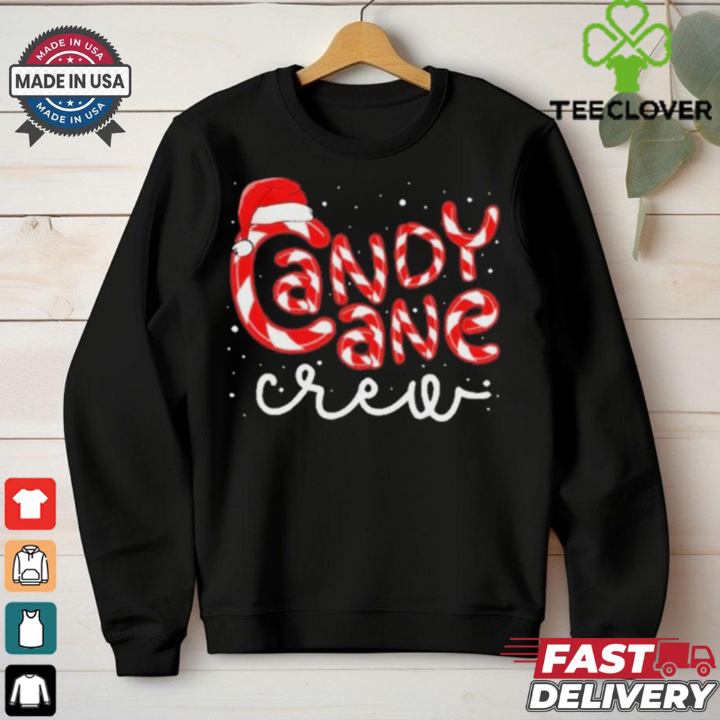 Candy Cane Crew Christmas Squad Xmas Shirt Candy Cane Crew Christmas Squad Xmas Shirt
