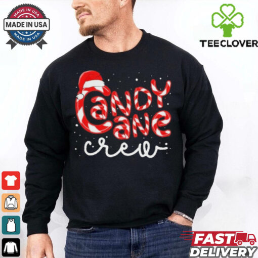 Candy Cane Crew Christmas Squad Xmas Shirt