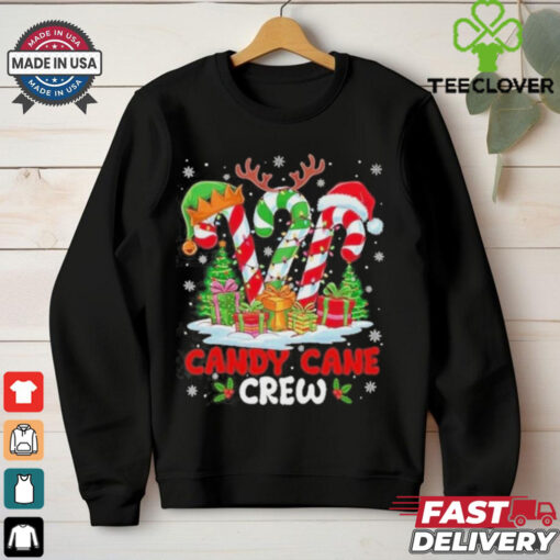 Candy Cane Crew Christmas Xmas Shirt