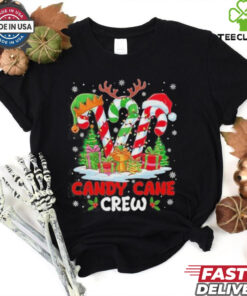 Candy Cane Crew Christmas Xmas Shirt