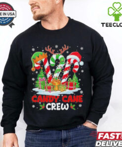 Candy Cane Crew Christmas Xmas Shirt