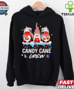 Candy Cane Merry And Bright Red And White Candy Christmas Shirt