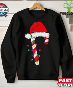 Candy Cane Santa Christmas Shirt