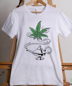 Cannabis Magic Lamp Funny Weed Dope Leaf shirt