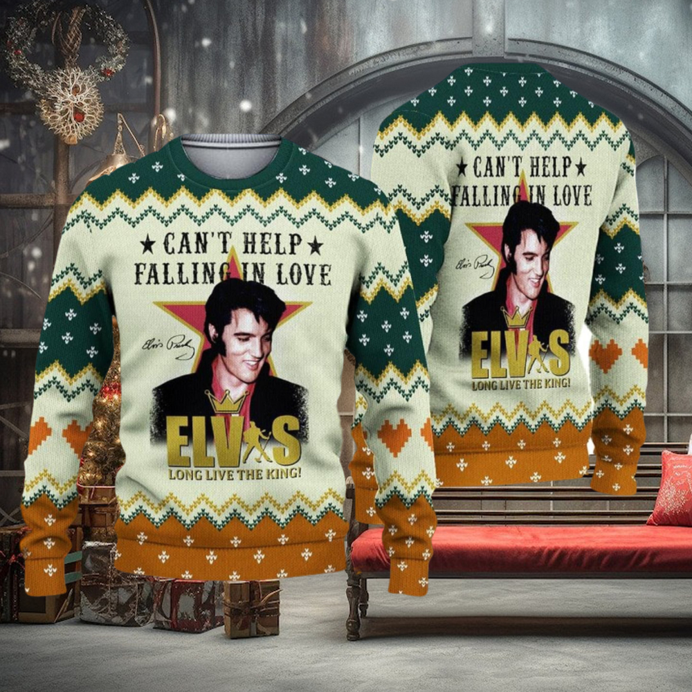 Cant Help Falling In Love Ugly Christmas Sweater Cant Help Falling In Love Ugly Christmas Sweater