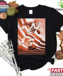 Capital City Clash Game 5 Cleveland Browns vs. Washington Commanders Oct 6 2024 Northwest Stadium t shirt