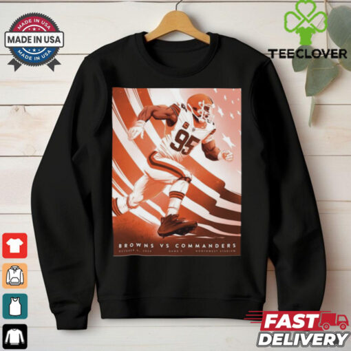 Capital City Clash Game 5 Cleveland Browns vs. Washington Commanders Oct 6 2024 Northwest Stadium t hoodie, sweater, longsleeve, shirt v-neck, t-shirt