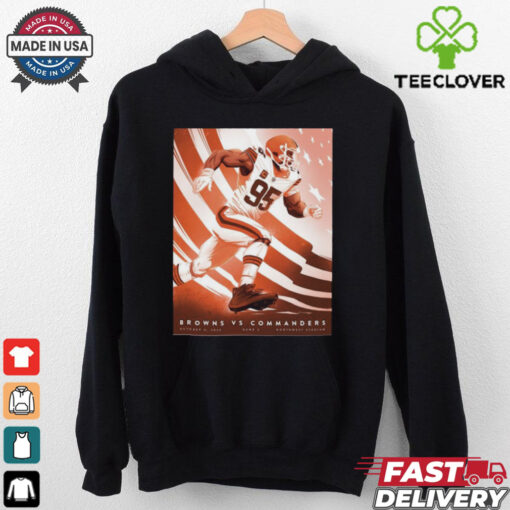 Capital City Clash Game 5 Cleveland Browns vs. Washington Commanders Oct 6 2024 Northwest Stadium t hoodie, sweater, longsleeve, shirt v-neck, t-shirt