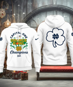 Capital One 2025 Orange Bowl Champions Notre Dame Fighting Irish Limited Edition Hoodie