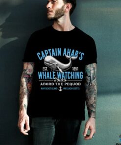 Captain Ahab's Whale Watching Tours Nantucket Massachusetts T Shirt