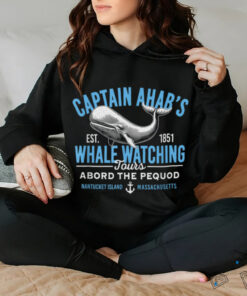 Captain Ahab's Whale Watching Tours Nantucket Massachusetts T Shirt