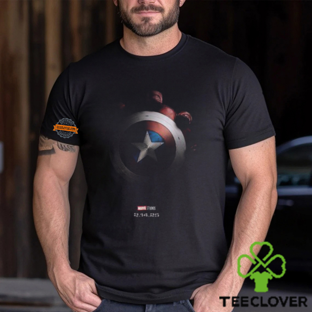 Captain America Brave New World In Theaters On February 14 2025 Unisex T Shirt Captain America Brave New World In Theaters On February 14 2025 Unisex T Shirt