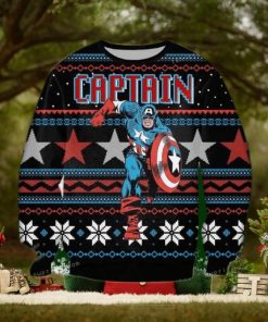 Captain America Marvel Ugly Sweater For Woman