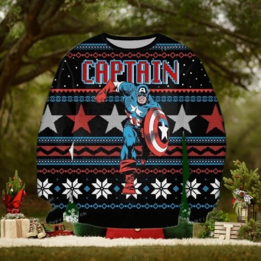 Captain America Marvel Ugly Sweater For Woman