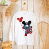 Captain America T Shirt Mickey Ears hoodie, sweater, longsleeve, shirt v-neck, t-shirt