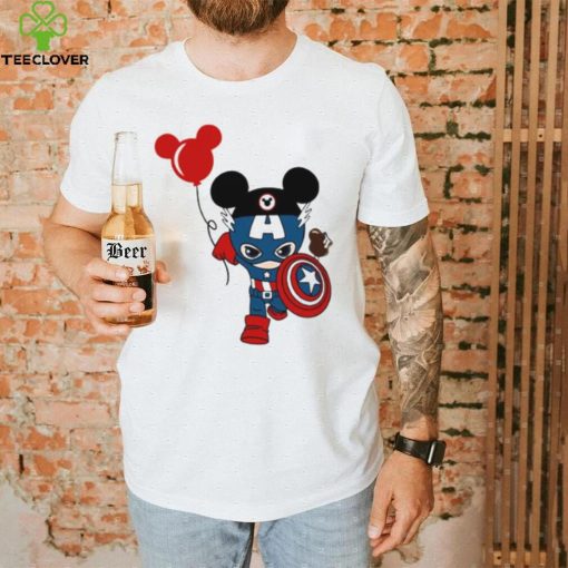 Captain America T Shirt Mickey Ears hoodie, sweater, longsleeve, shirt v-neck, t-shirt