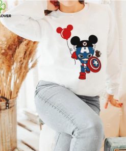 Captain America T Shirt Mickey Ears hoodie, sweater, longsleeve, shirt v-neck, t-shirt