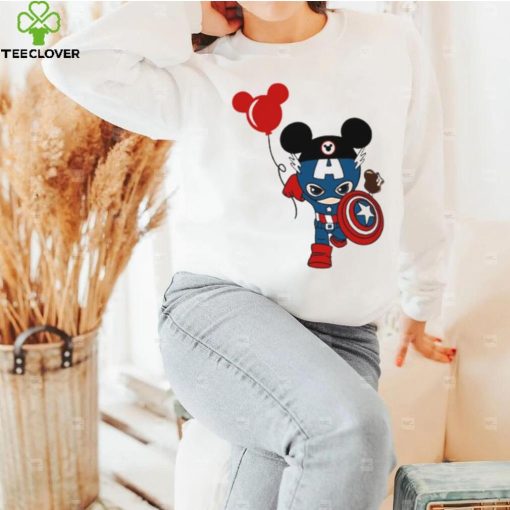 Captain America T Shirt Mickey Ears hoodie, sweater, longsleeve, shirt v-neck, t-shirt