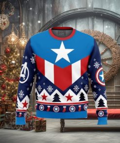 Captain America Ugly Christmas Sweaters For Men And Women