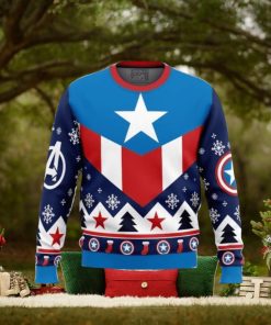 Captain America Ugly Christmas Sweaters For Men And Women