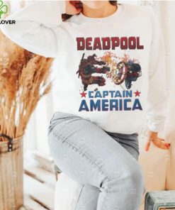 Captain America X Marvel Deadpool Wolverine Shirt