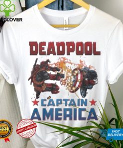 Captain America X Marvel Deadpool Wolverine Shirt