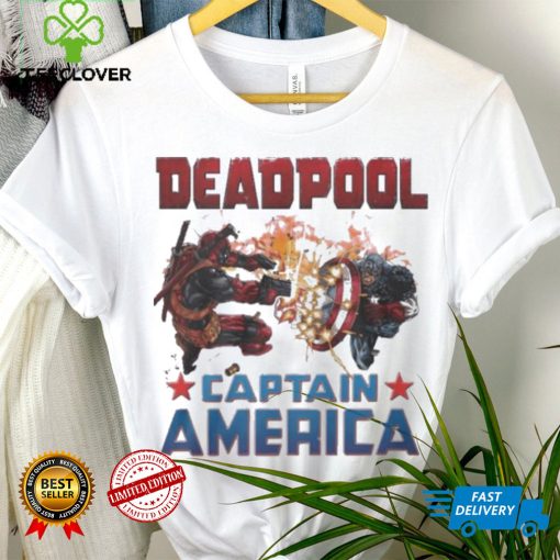 Captain America X Marvel Deadpool Wolverine Shirt