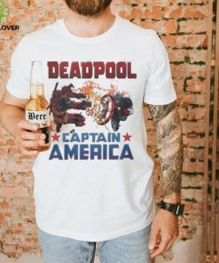 Captain America X Marvel Deadpool Wolverine Shirt