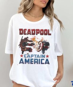 Captain America X Marvel Deadpool Wolverine hoodie, sweater, longsleeve, shirt v-neck, t-shirt