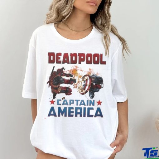 Captain America X Marvel Deadpool Wolverine hoodie, sweater, longsleeve, shirt v-neck, t-shirt