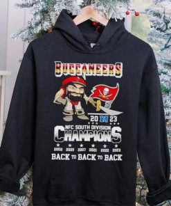 Captain Fear Buccaneers 2023 NFC South Division Champions back to back to back hoodie, sweater, longsleeve, shirt v-neck, t-shirt