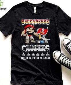 Captain Fear Buccaneers 2023 NFC South Division Champions back to back to back hoodie, sweater, longsleeve, shirt v-neck, t-shirt