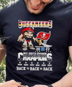 Captain Fear Buccaneers 2023 NFC South Division Champions back to back to back hoodie, sweater, longsleeve, shirt v-neck, t-shirt