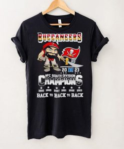 Captain Fear Buccaneers 2023 NFC South Division Champions back to back to back hoodie, sweater, longsleeve, shirt v-neck, t-shirt