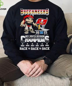 Captain Fear Buccaneers 2023 NFC South Division Champions back to back to back hoodie, sweater, longsleeve, shirt v-neck, t-shirt