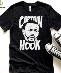 Captain Hook Roy Jones Jr White Text Shirt