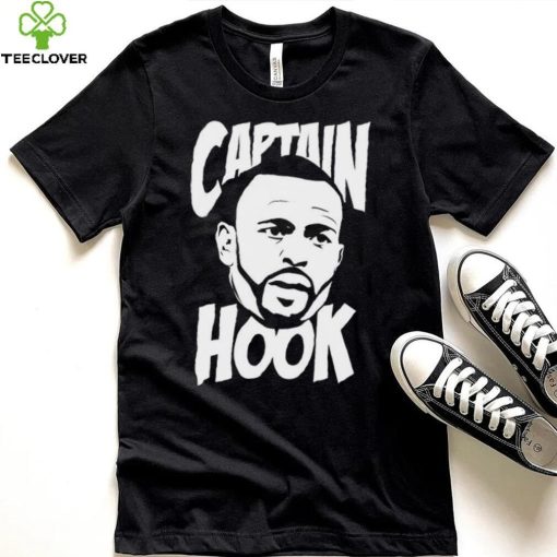 Captain Hook Roy Jones Jr White Text Shirt