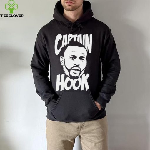Captain Hook Roy Jones Jr White Text Shirt
