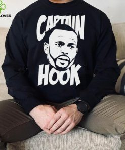 Captain Hook Roy Jones Jr White Text Shirt
