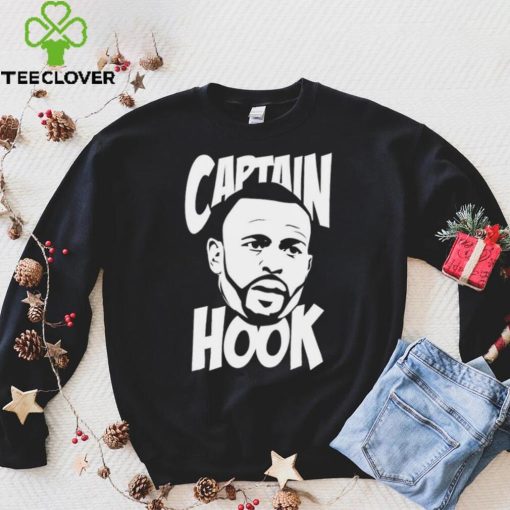 Captain Hook Roy Jones Jr White Text Shirt