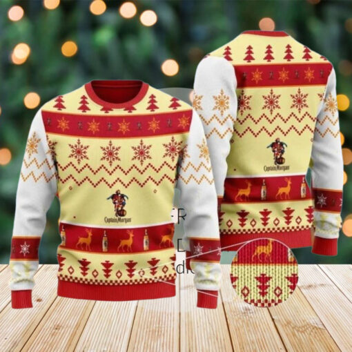Captain Morgan Christmas Sweater, Morgan Whiskey Ugly Sweater, Morgan Rum Holiday Sweater, Captain Morgan Lover Sweater, Christmas Gift