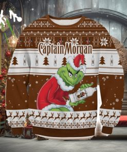 Captain Morgan Grinch AOP Ugly Christmas Sweater Christmas Gift For Men And Women