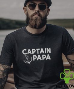 Captain Papa Boat Owner Family Fathers Day Dad Daddy Men Men's T hoodie, sweater, longsleeve, shirt v-neck, t-shirt