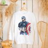 Captain Watercolor Captain America T Shirt