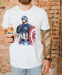 Captain Watercolor Captain America T Shirt