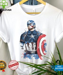 Captain Watercolor Captain America T Shirt