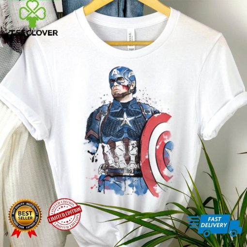 Captain Watercolor Captain America T Shirt