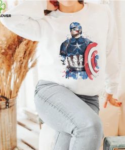 Captain Watercolor Captain America T Shirt