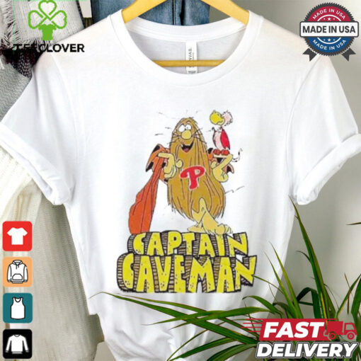 Captain caveman Philly baseball shirt