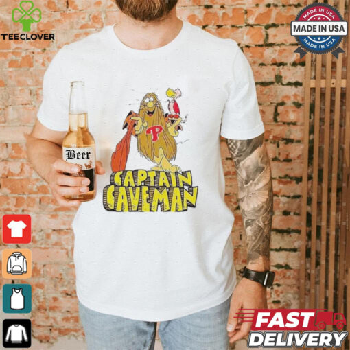 Captain caveman Philly baseball shirt